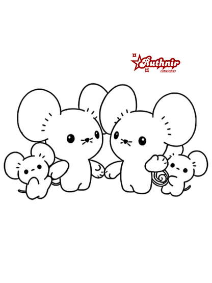 Tandemaus Permanent Vinyl Decal for YOUR Binder Version 2